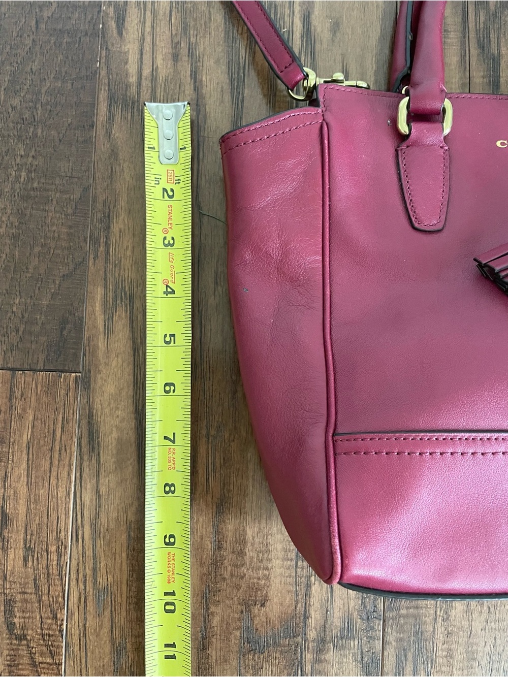 COACH Mini Tanner Leather Bag - Picture 8 of 10